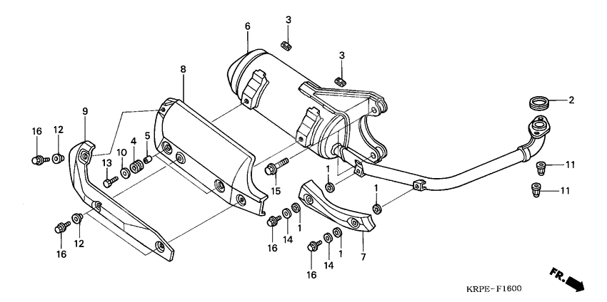 Exhaust muffler