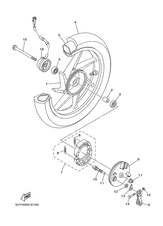 Front wheel