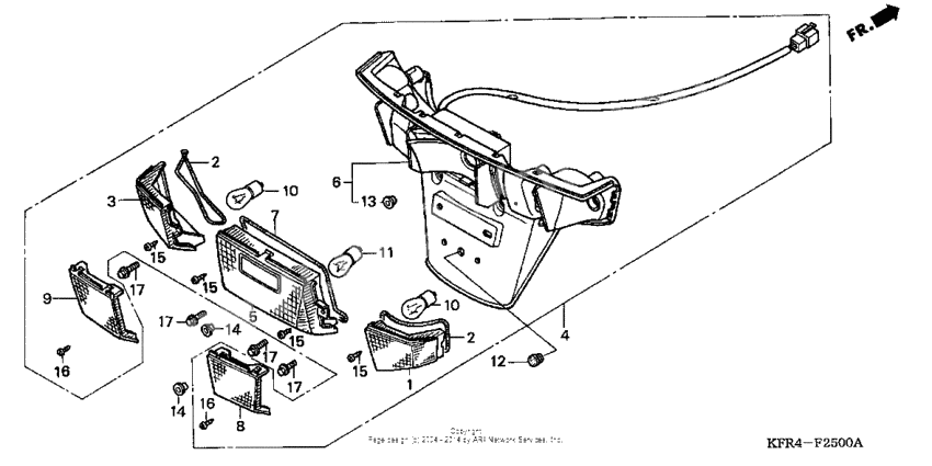 Rear combination light