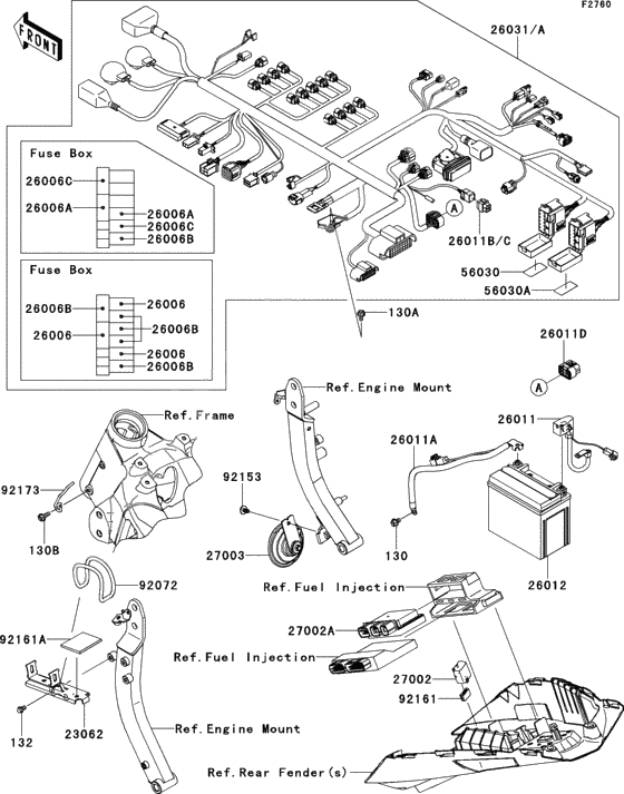 Chassis electrical equipment