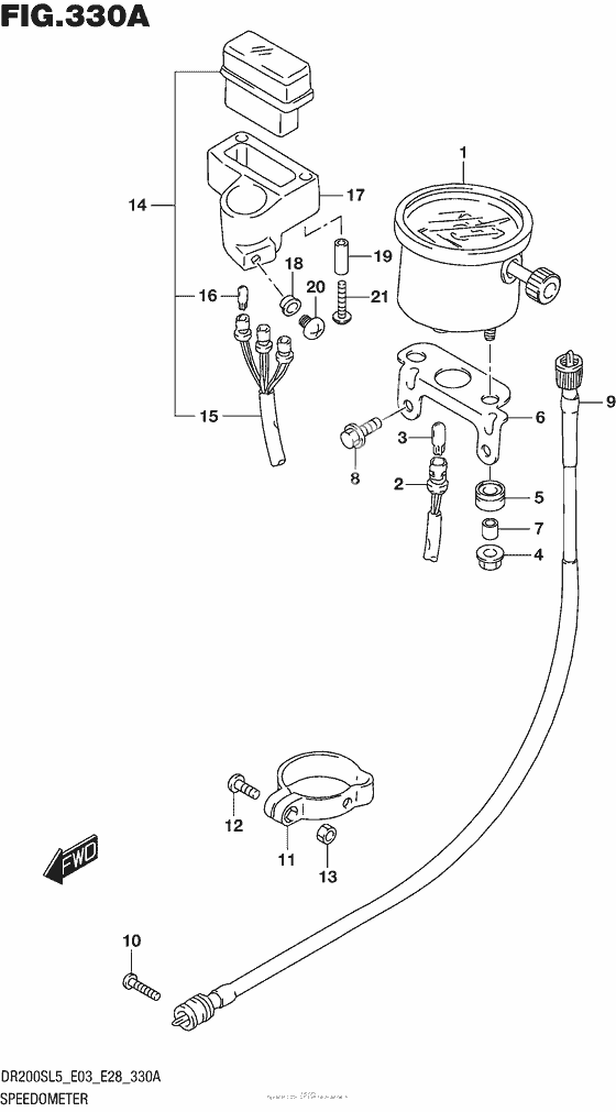 Speedometer (Dr200Sl5 E03)