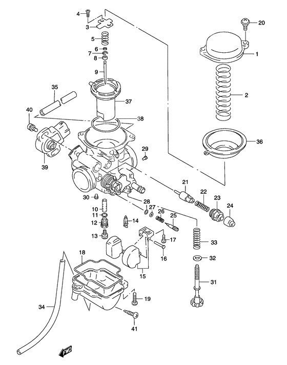 Carburetor assy              

                  Model k2