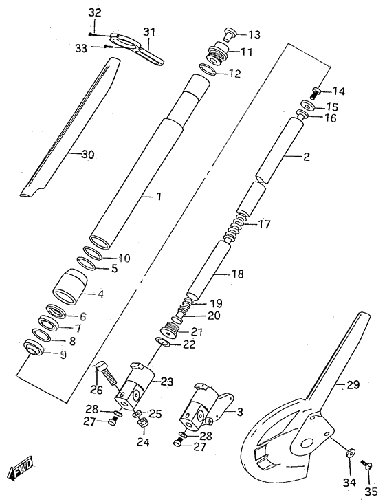 Front damper