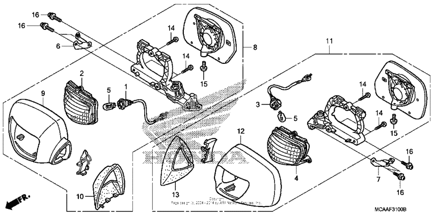 Turn signal + mirror