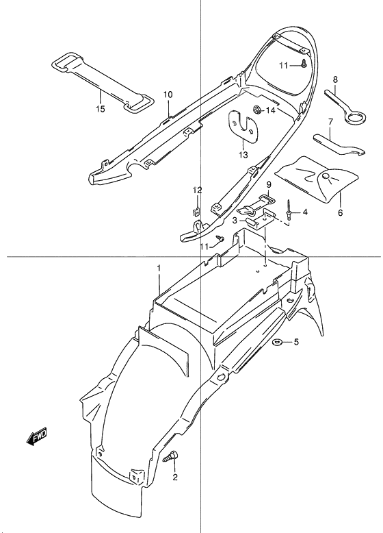 Rear fender