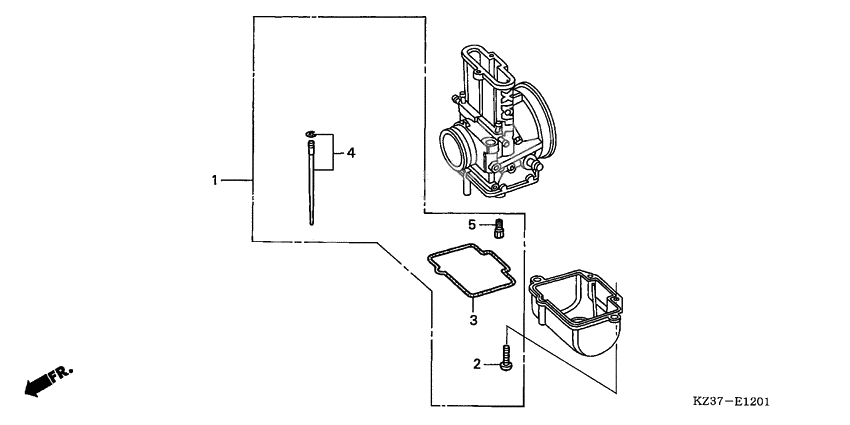 Carburetor optional parts kit              

                  CR250R2,3