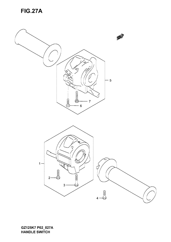 Handle switch              

                  Model k7