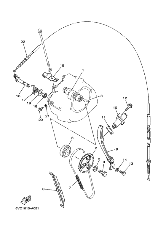 Counter Shaft, Chain