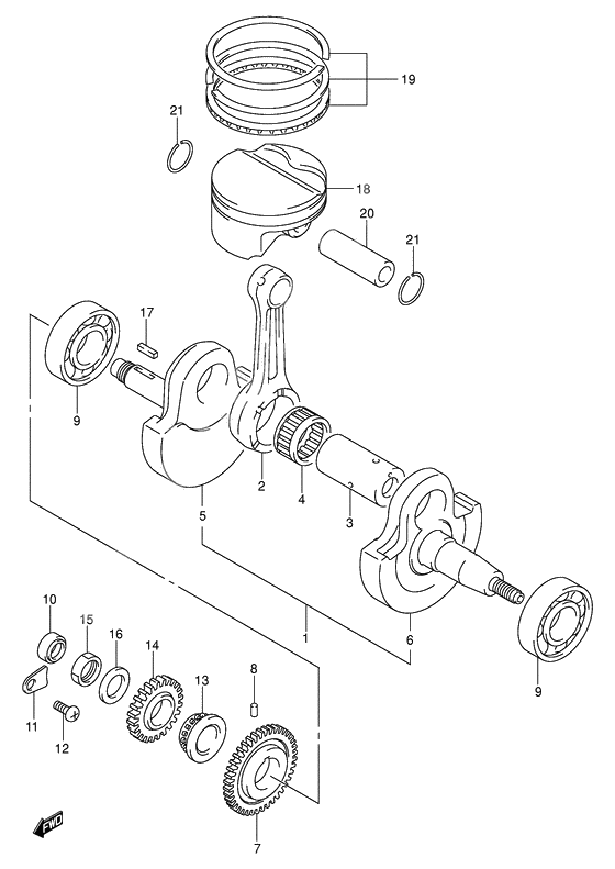 Crankshaft              

                  Model y