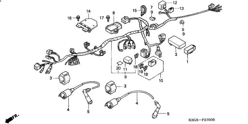 Wire harness/ ignition coil