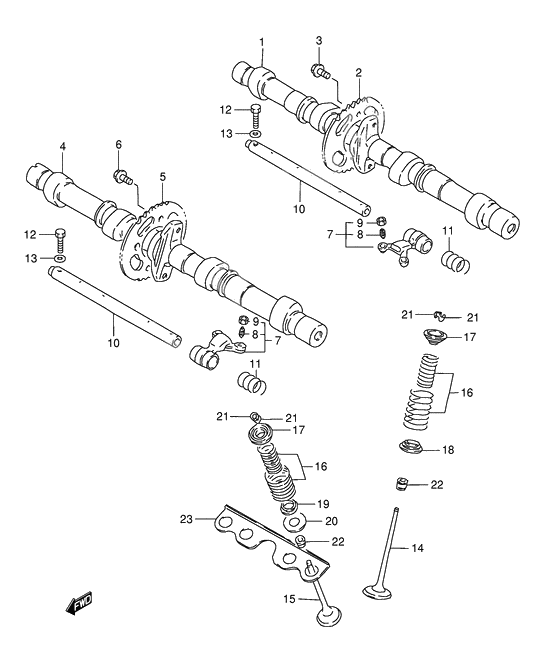 Cam shaft / valve