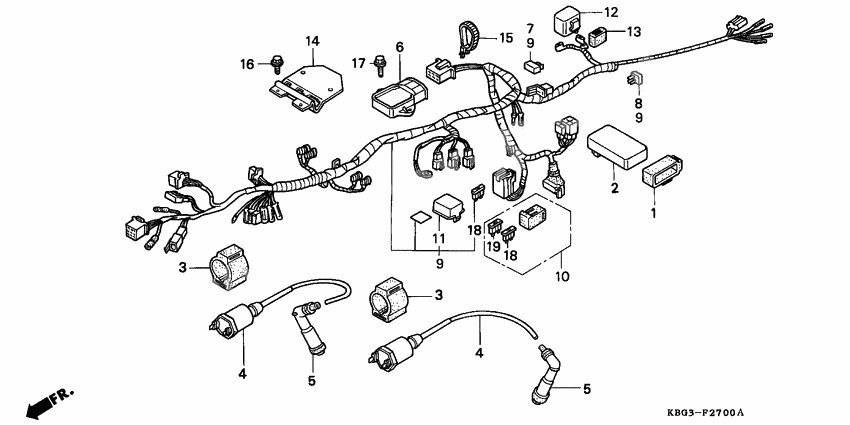 Wire harness/ ignition coil