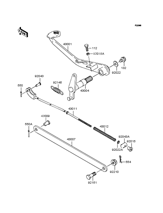 Brake pedal