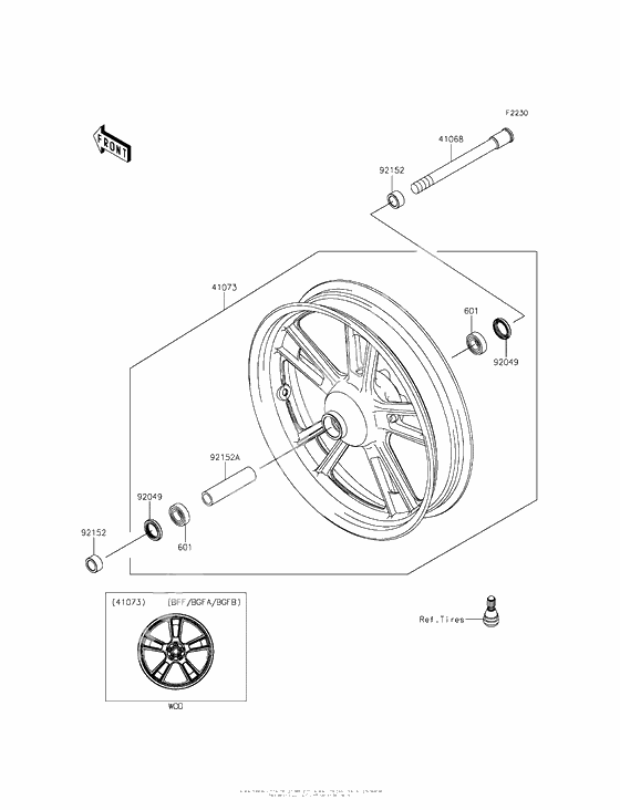 Front wheel