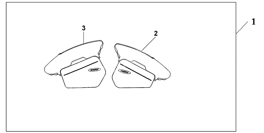 Pannier inner bag set
