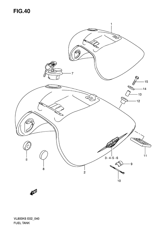 Tank fuel              

                  Model k6