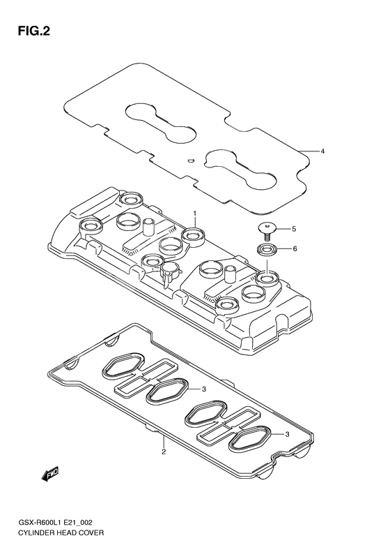 Cylinder head cover