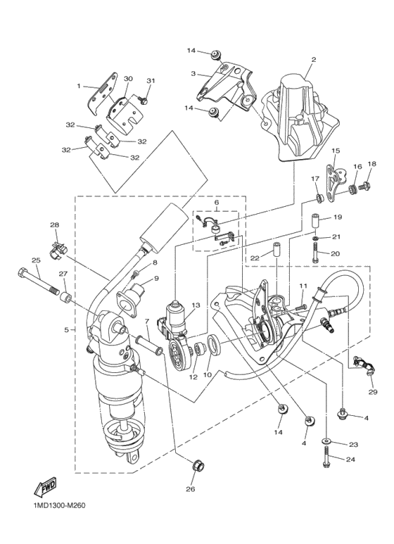 Rear suspension