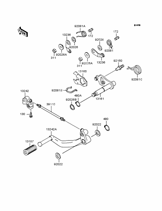 Gear change mechanism