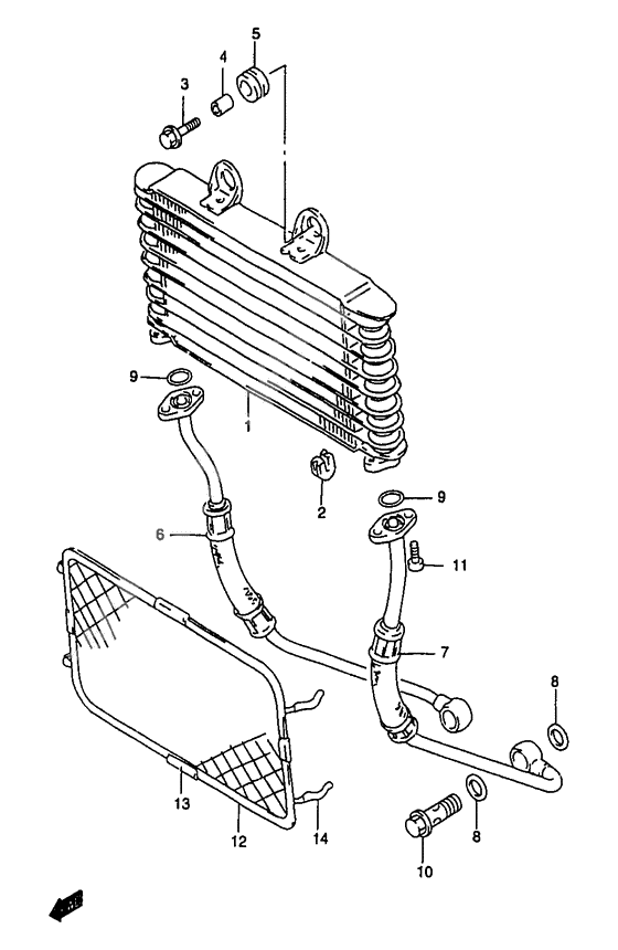 Oil cooler