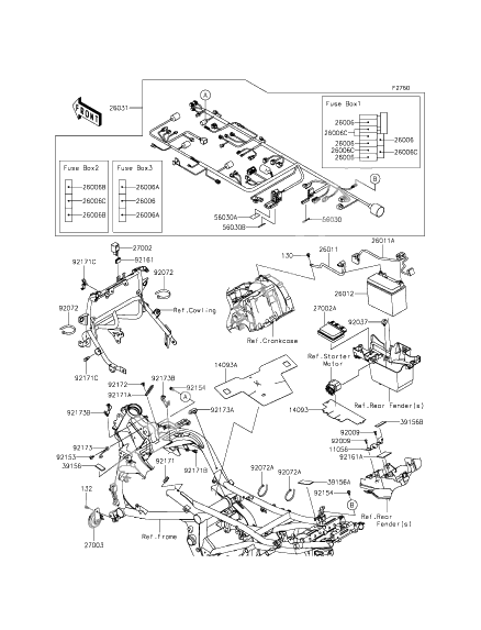 Chassis electrical equipment