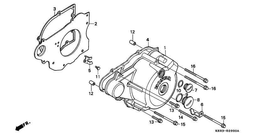 Left crankcase cover
