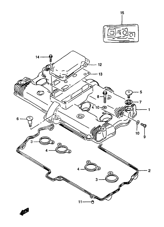 Cylinder head cover