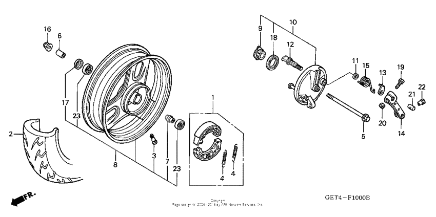 Front wheel