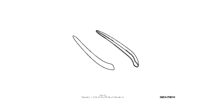 Side fairing accents (chrome)