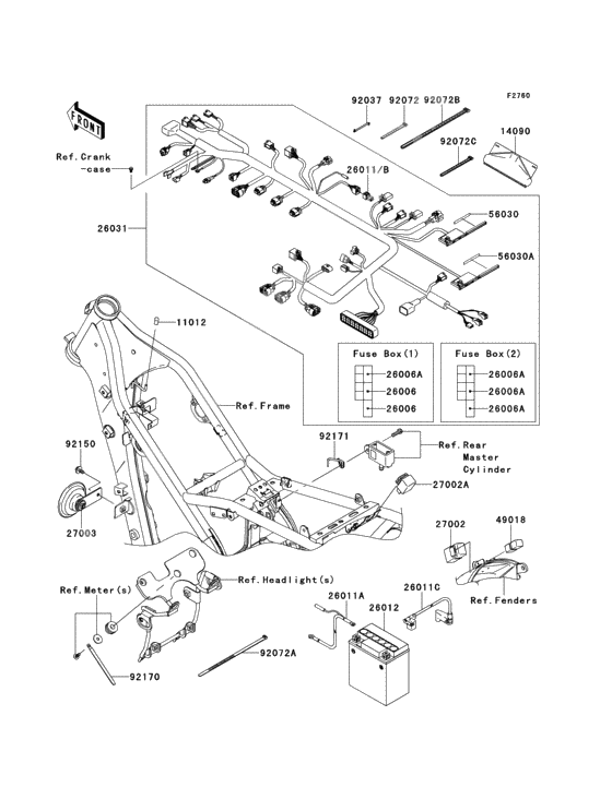 Chassis electrical equipment