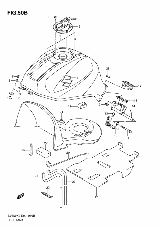 Tank fuel              

                  Model l0