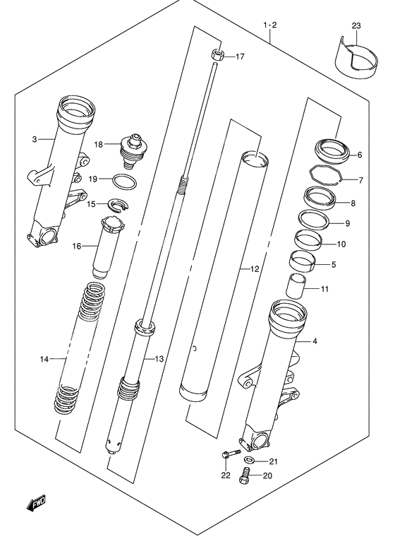 Front damper              

                  Model k3/k4