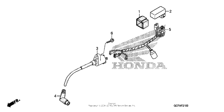 Wire harness + ignition coil