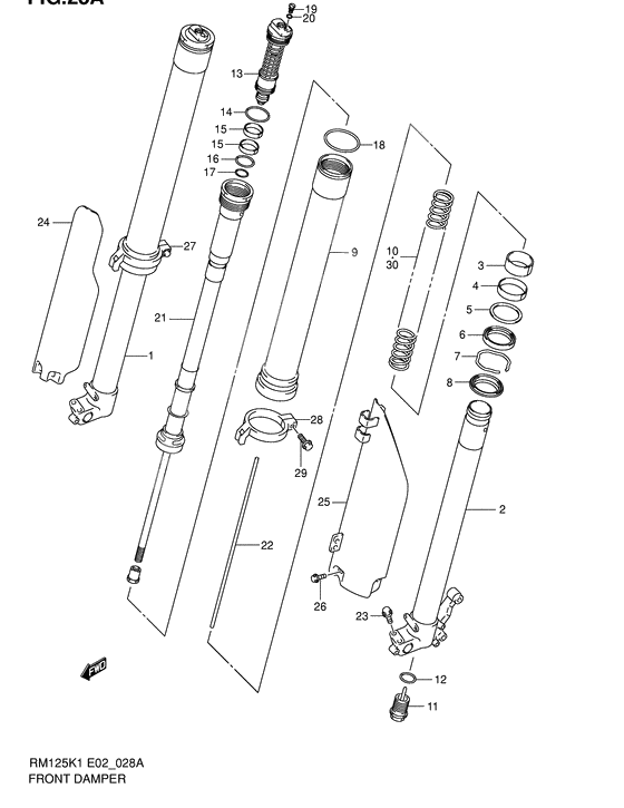 Front damper              

                  Model k2