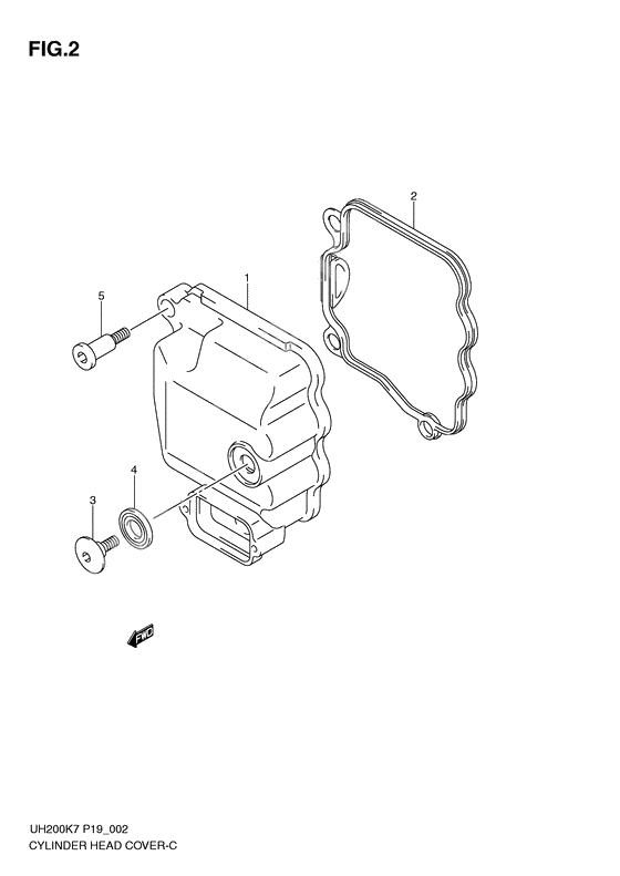 Cylinder head cover