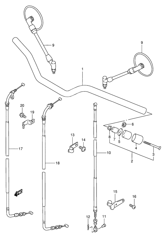 Handlebar              

                  Model v/w/x