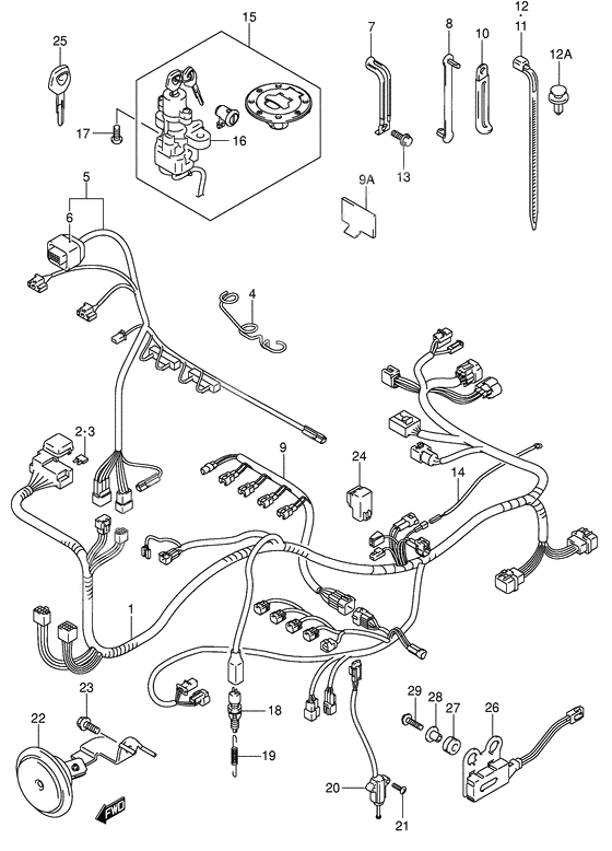 Wiring harness              

                  Model y/k1