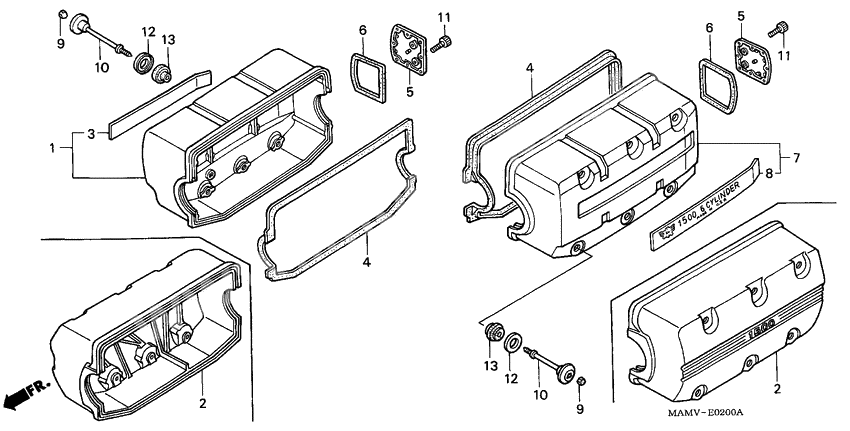 Cylinder head cover