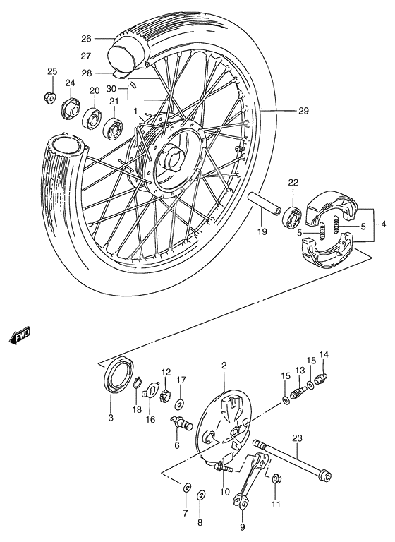 Transom + tube              

                  Gs125ux/uy