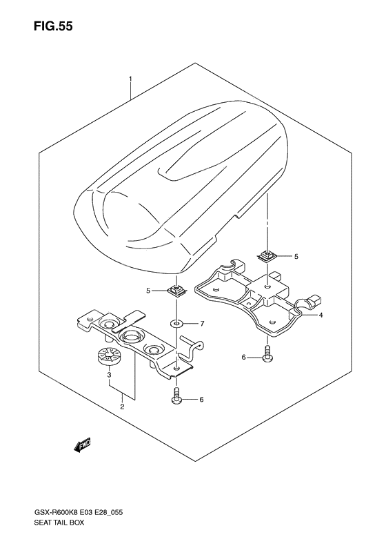 Seat tail box