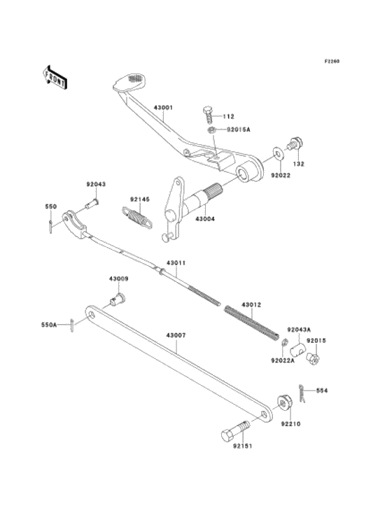 Brake pedal