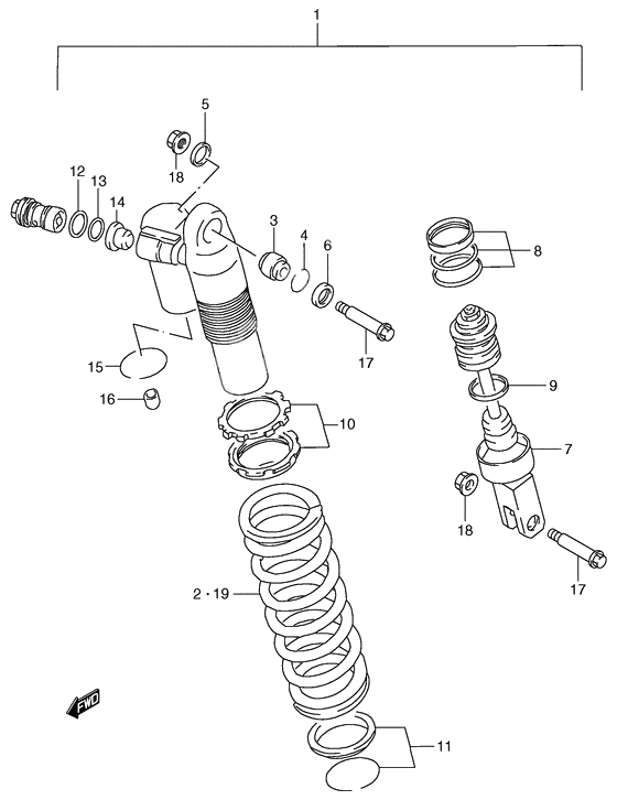 Shock absorber              

                  Model x