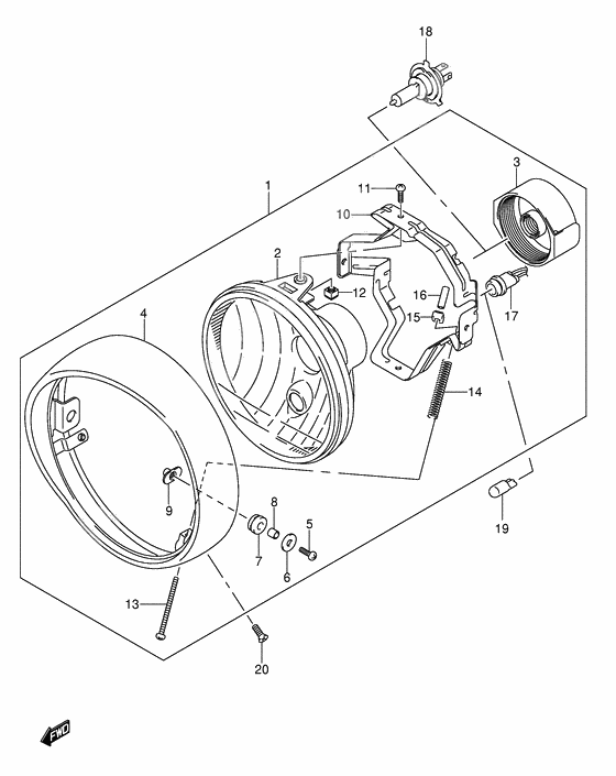 Headlamp              

                  E2, e19, p37