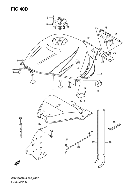 Tank fuel              

                  Model k7 for czz