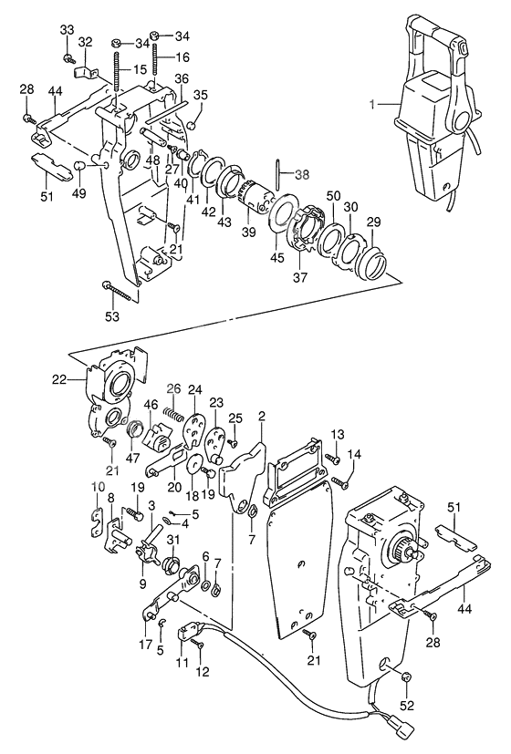 Top mount dual