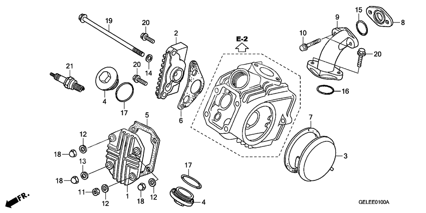 Cylinder head cover