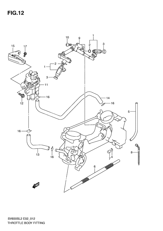 Throttle body fitting