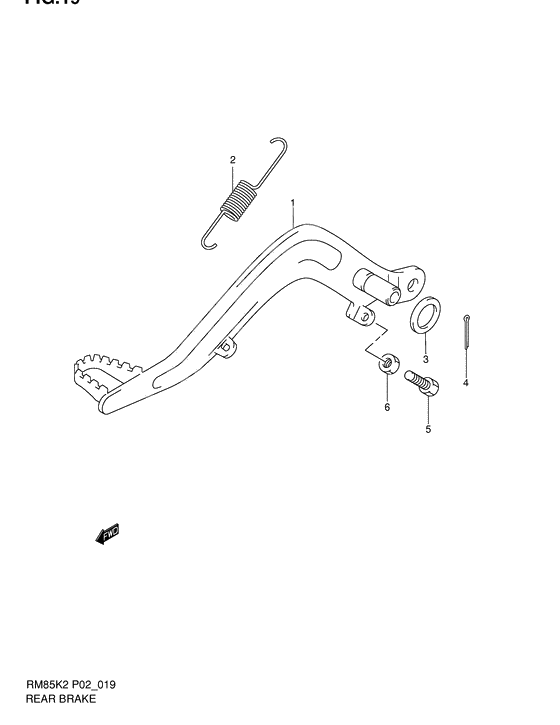 Front brake caliper