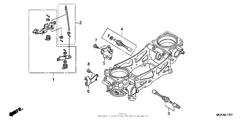 Throttle body (component parts)