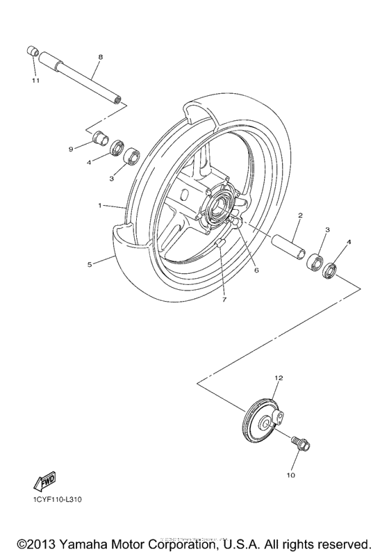 Front wheel